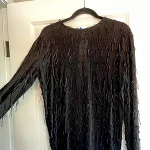 Black dress with detail